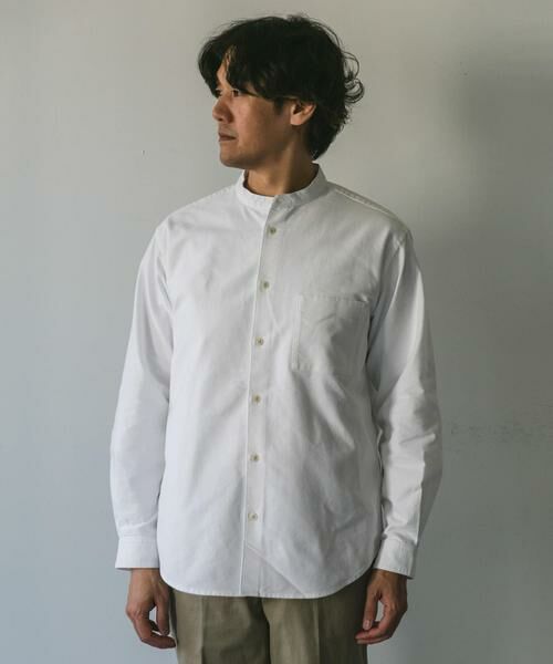 URBAN RESEARCH DOORS / アーバンリサーチ ドアーズ シャツ・ブラウス | オックスバンドカラーシャツ | 詳細8