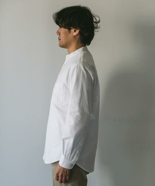 URBAN RESEARCH DOORS / アーバンリサーチ ドアーズ シャツ・ブラウス | オックスバンドカラーシャツ | 詳細9