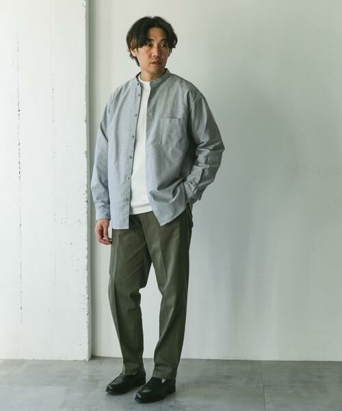 URBAN RESEARCH DOORS / アーバンリサーチ ドアーズ シャツ・ブラウス | オックスバンドカラーシャツ | 詳細17