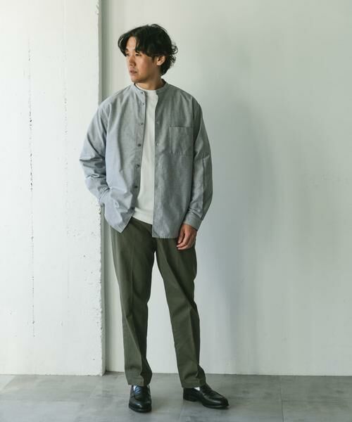 URBAN RESEARCH DOORS / アーバンリサーチ ドアーズ シャツ・ブラウス | オックスバンドカラーシャツ | 詳細18