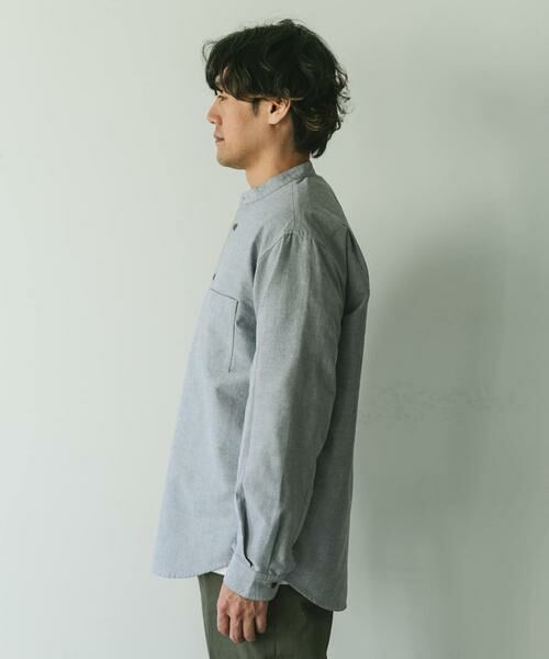 URBAN RESEARCH DOORS / アーバンリサーチ ドアーズ シャツ・ブラウス | オックスバンドカラーシャツ | 詳細20