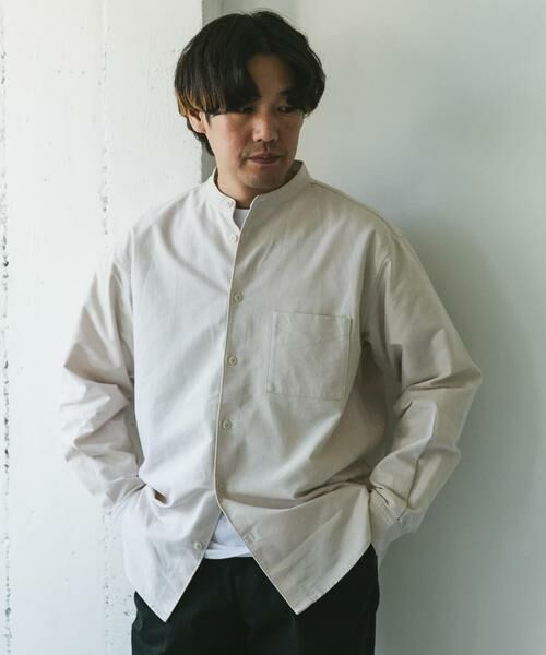 URBAN RESEARCH DOORS / アーバンリサーチ ドアーズ シャツ・ブラウス | オックスバンドカラーシャツ | 詳細30