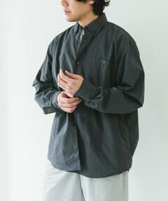 URBAN RESEARCH DOORS / アーバンリサーチ ドアーズ シャツ・ブラウス | ナイロンタッサー　ボタンダウンロングスリーブシャツ