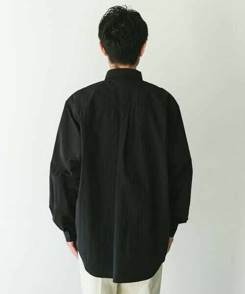 URBAN RESEARCH DOORS / アーバンリサーチ ドアーズ シャツ・ブラウス | ナイロンタッサー ボタンダウンロングスリーブシャツ | 詳細11