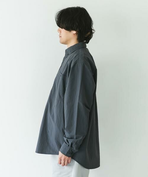 URBAN RESEARCH DOORS / アーバンリサーチ ドアーズ シャツ・ブラウス | ナイロンタッサー ボタンダウンロングスリーブシャツ | 詳細22