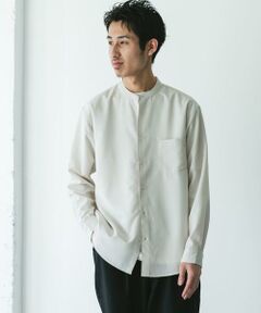 URBAN RESEARCH DOORS / アーバンリサーチ ドアーズ シャツ・ブラウス | 『WEB/一部店舗限定サイズ』『吸水速乾』セオアルファバンドカラーロングスリーブシャツ