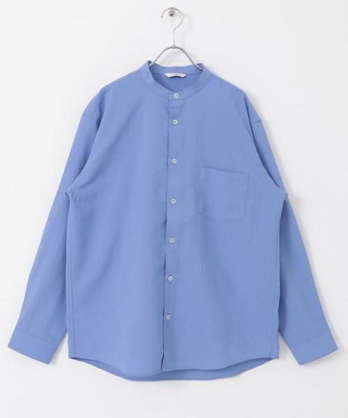 URBAN RESEARCH DOORS / アーバンリサーチ ドアーズ シャツ・ブラウス | 『WEB/一部店舗限定サイズ』『吸水速乾』セオアルファバンドカラーロングスリーブシャツ | 詳細10