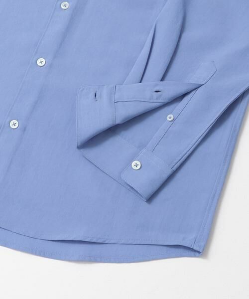 URBAN RESEARCH DOORS / アーバンリサーチ ドアーズ シャツ・ブラウス | 『WEB/一部店舗限定サイズ』『吸水速乾』セオアルファバンドカラーロングスリーブシャツ | 詳細13