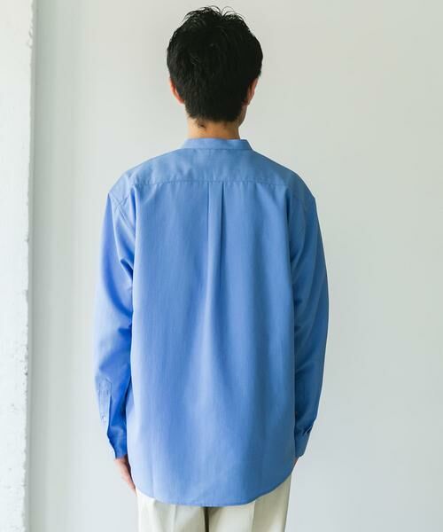 URBAN RESEARCH DOORS / アーバンリサーチ ドアーズ シャツ・ブラウス | 『WEB/一部店舗限定サイズ』『吸水速乾』セオアルファバンドカラーロングスリーブシャツ | 詳細9