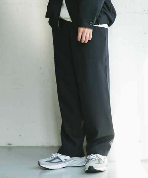 URBAN RESEARCH DOORS / アーバンリサーチ ドアーズ その他パンツ | 『吸水速乾』セオアルファワイドテーパードトラウザー | 詳細13