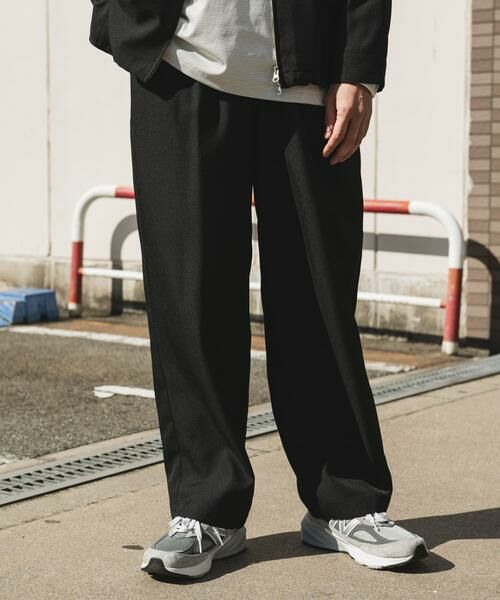URBAN RESEARCH DOORS / アーバンリサーチ ドアーズ その他パンツ | 『吸水速乾』セオアルファワイドテーパードトラウザー | 詳細24