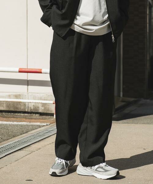 URBAN RESEARCH DOORS / アーバンリサーチ ドアーズ その他パンツ | 『吸水速乾』セオアルファワイドテーパードトラウザー | 詳細25