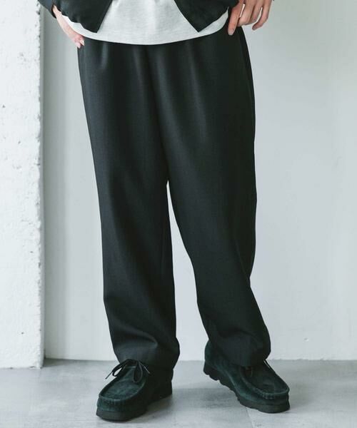 URBAN RESEARCH DOORS / アーバンリサーチ ドアーズ その他パンツ | 『吸水速乾』セオアルファワイドテーパードトラウザー | 詳細30
