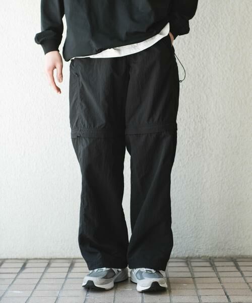 URBAN RESEARCH DOORS / アーバンリサーチ ドアーズ その他パンツ | ナイロンタッサー デタッチャブルパンツ | 詳細1