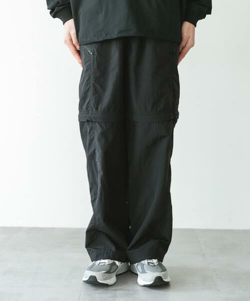URBAN RESEARCH DOORS / アーバンリサーチ ドアーズ その他パンツ | ナイロンタッサー デタッチャブルパンツ | 詳細18