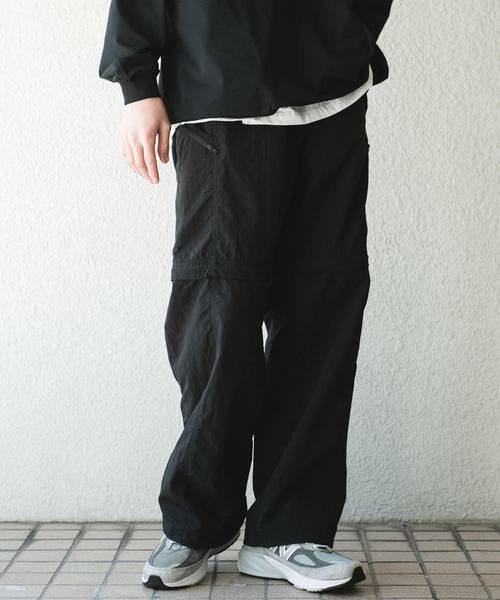 URBAN RESEARCH DOORS / アーバンリサーチ ドアーズ その他パンツ | ナイロンタッサー デタッチャブルパンツ | 詳細3
