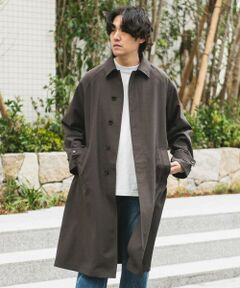 URBAN RESEARCH DOORS / アーバンリサーチ ドアーズ ステンカラーコート | 『吸水速乾/接触冷感/防シワ』UTILITY&EASY バルマカンコート