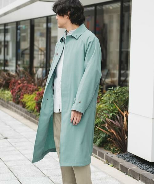 URBAN RESEARCH DOORS / アーバンリサーチ ドアーズ ステンカラーコート | 『吸水速乾/接触冷感/防シワ』UTILITY&EASY バルマカンコート | 詳細2