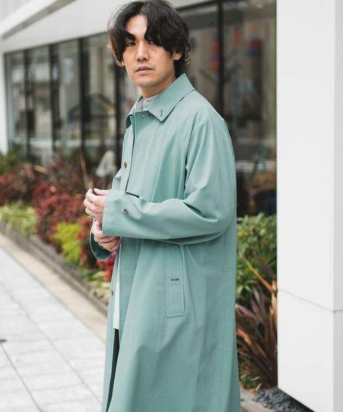 URBAN RESEARCH DOORS / アーバンリサーチ ドアーズ ステンカラーコート | 『吸水速乾/接触冷感/防シワ』UTILITY&EASY バルマカンコート | 詳細4