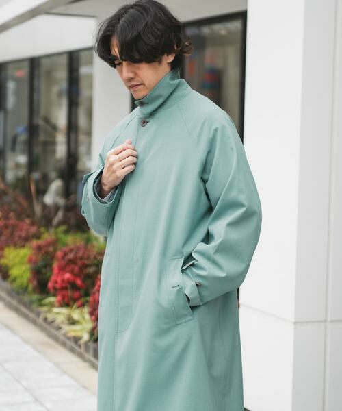 URBAN RESEARCH DOORS / アーバンリサーチ ドアーズ ステンカラーコート | 『吸水速乾/接触冷感/防シワ』UTILITY&EASY バルマカンコート | 詳細5