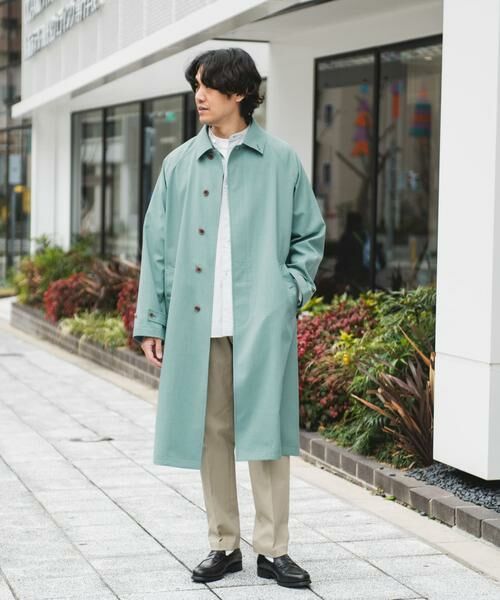 URBAN RESEARCH DOORS / アーバンリサーチ ドアーズ ステンカラーコート | 『吸水速乾/接触冷感/防シワ』UTILITY&EASY バルマカンコート | 詳細7