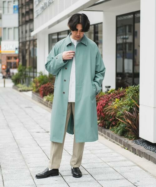 URBAN RESEARCH DOORS / アーバンリサーチ ドアーズ ステンカラーコート | 『吸水速乾/接触冷感/防シワ』UTILITY&EASY バルマカンコート | 詳細8