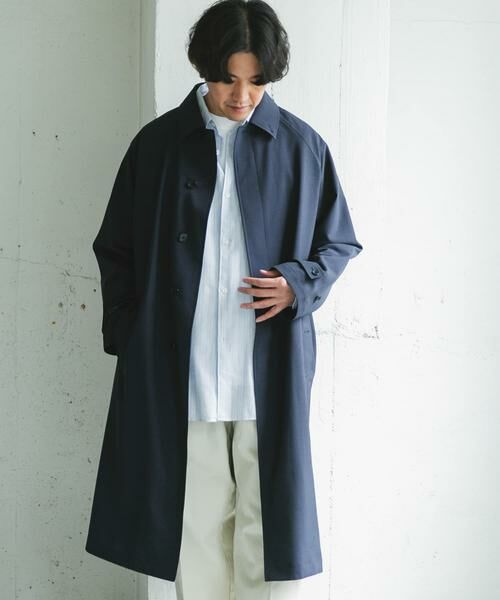URBAN RESEARCH DOORS / アーバンリサーチ ドアーズ ステンカラーコート | 『吸水速乾/接触冷感/防シワ』UTILITY&EASY バルマカンコート | 詳細29