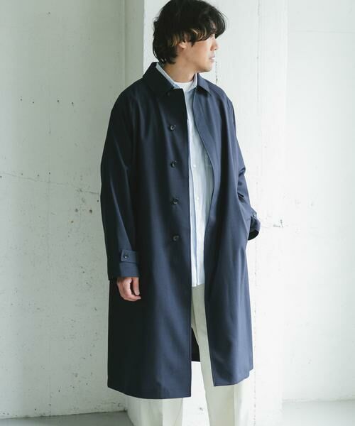 URBAN RESEARCH DOORS / アーバンリサーチ ドアーズ ステンカラーコート | 『吸水速乾/接触冷感/防シワ』UTILITY&EASY バルマカンコート | 詳細30