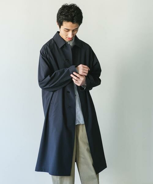 URBAN RESEARCH DOORS / アーバンリサーチ ドアーズ ステンカラーコート | 『吸水速乾/接触冷感/防シワ』UTILITY&EASY バルマカンコート | 詳細20