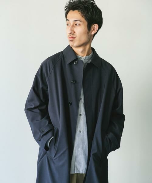 URBAN RESEARCH DOORS / アーバンリサーチ ドアーズ ステンカラーコート | 『吸水速乾/接触冷感/防シワ』UTILITY&EASY バルマカンコート | 詳細22