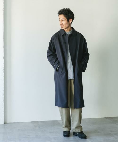 URBAN RESEARCH DOORS / アーバンリサーチ ドアーズ ステンカラーコート | 『吸水速乾/接触冷感/防シワ』UTILITY&EASY バルマカンコート | 詳細24