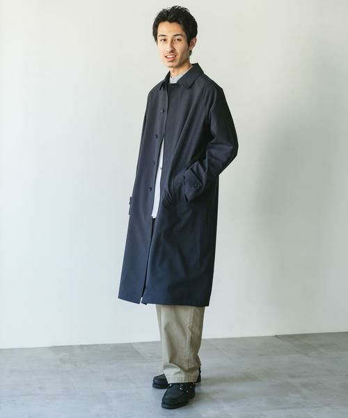 URBAN RESEARCH DOORS / アーバンリサーチ ドアーズ ステンカラーコート | 『吸水速乾/接触冷感/防シワ』UTILITY&EASY バルマカンコート | 詳細25