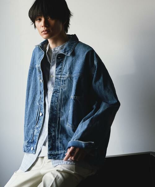 URBAN RESEARCH DOORS / アーバンリサーチ ドアーズ Gジャン・デニムジャケット | USED 13.3oz デニムジャケット | 詳細3