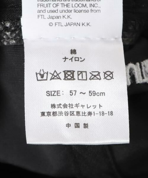 URBAN RESEARCH DOORS / アーバンリサーチ ドアーズ キャップ | 『別注』FRUIT OF THE LOOM×DOORS　刺繍キャップ | 詳細13