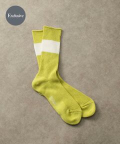 URBAN RESEARCH DOORS / アーバンリサーチ ドアーズ ソックス | 『別注』Anonymous Ism×DOORS　シックストライプクルー