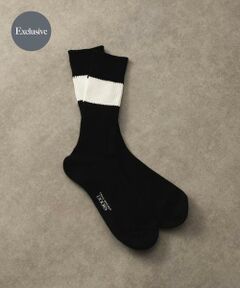 URBAN RESEARCH DOORS / アーバンリサーチ ドアーズ ソックス | 『別注』Anonymous Ism×DOORS　シックストライプクルー