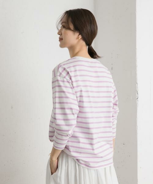 URBAN RESEARCH DOORS / アーバンリサーチ ドアーズ Tシャツ | ボーダーワイドプルオーバー | 詳細28