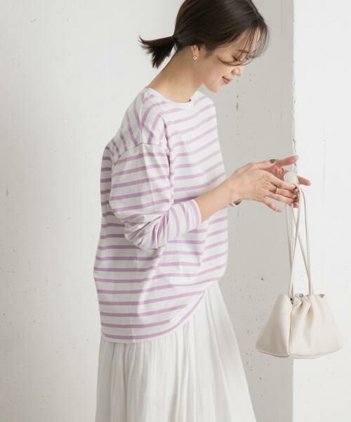 URBAN RESEARCH DOORS / アーバンリサーチ ドアーズ Tシャツ | ボーダーワイドプルオーバー | 詳細30