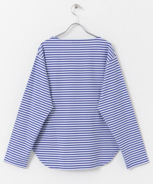 URBAN RESEARCH DOORS / アーバンリサーチ ドアーズ Tシャツ | ラウンドヘムボーダーロングTシャツ | 詳細10