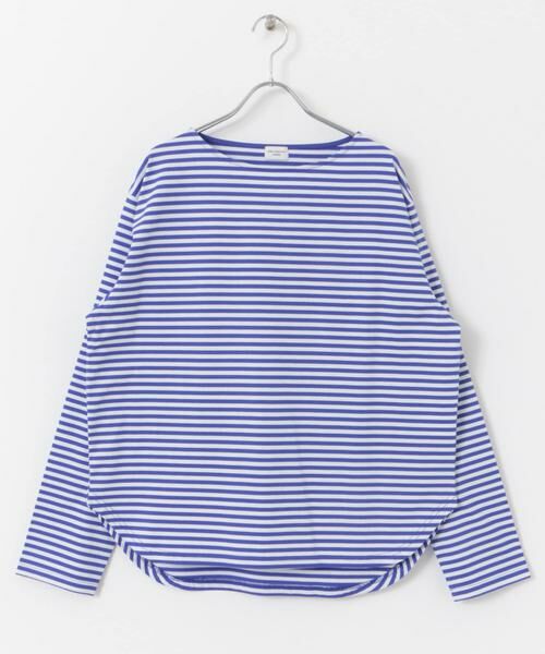 URBAN RESEARCH DOORS / アーバンリサーチ ドアーズ Tシャツ | ラウンドヘムボーダーロングTシャツ | 詳細8