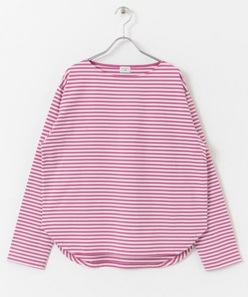 URBAN RESEARCH DOORS / アーバンリサーチ ドアーズ Tシャツ | ラウンドヘムボーダーロングTシャツ | 詳細24