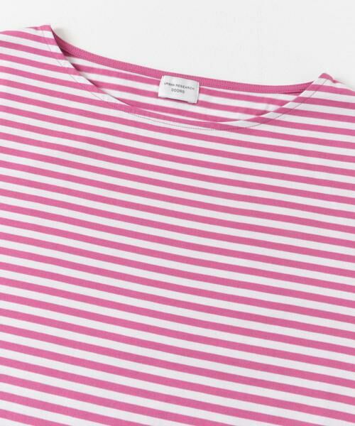 URBAN RESEARCH DOORS / アーバンリサーチ ドアーズ Tシャツ | ラウンドヘムボーダーロングTシャツ | 詳細25