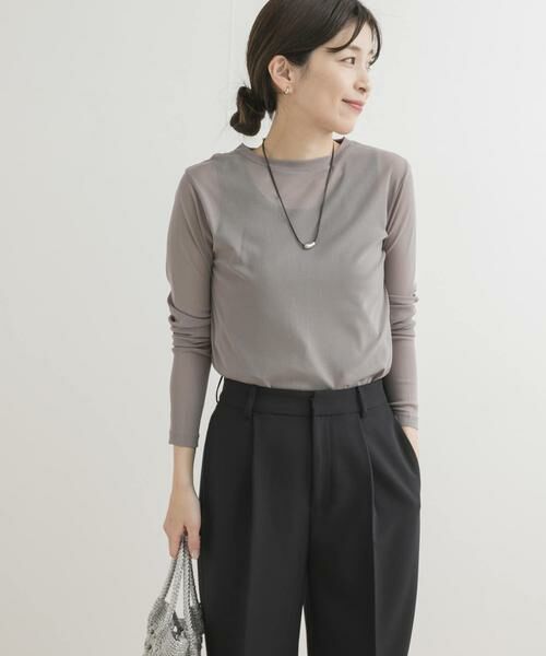 URBAN RESEARCH DOORS / アーバンリサーチ ドアーズ Tシャツ | チュールロングTシャツ | 詳細14