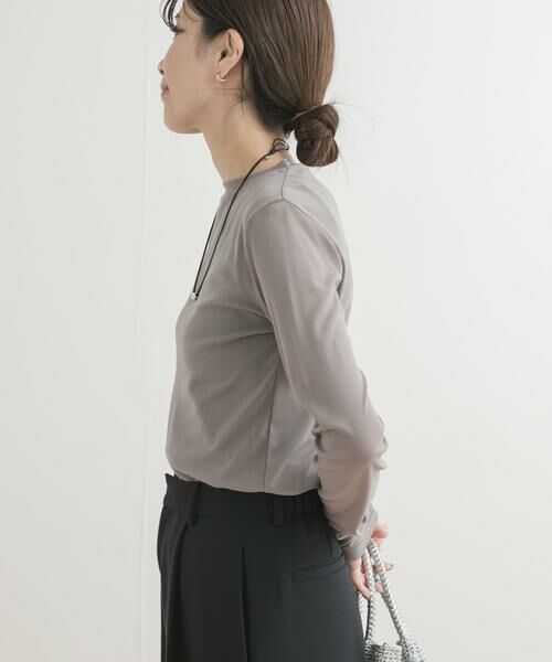 URBAN RESEARCH DOORS / アーバンリサーチ ドアーズ Tシャツ | チュールロングTシャツ | 詳細15