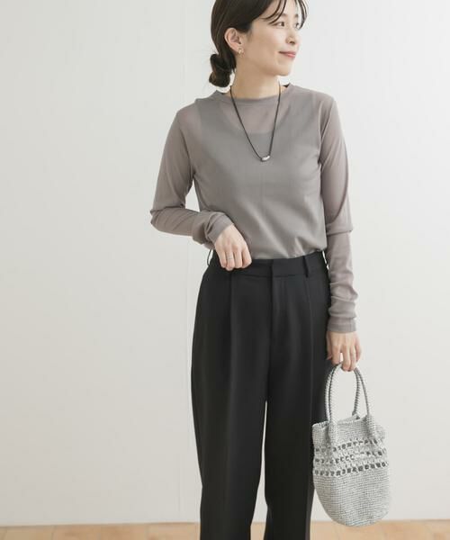 URBAN RESEARCH DOORS / アーバンリサーチ ドアーズ Tシャツ | チュールロングTシャツ | 詳細17