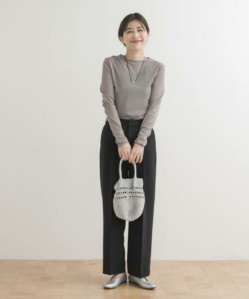 URBAN RESEARCH DOORS / アーバンリサーチ ドアーズ Tシャツ | チュールロングTシャツ | 詳細21