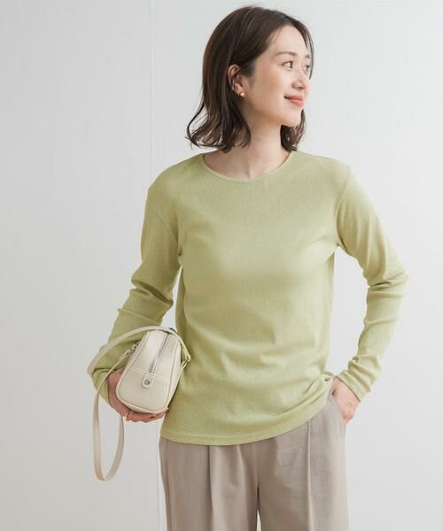 URBAN RESEARCH DOORS / アーバンリサーチ ドアーズ Tシャツ | ドライタッチテレコロングTシャツ | 詳細1