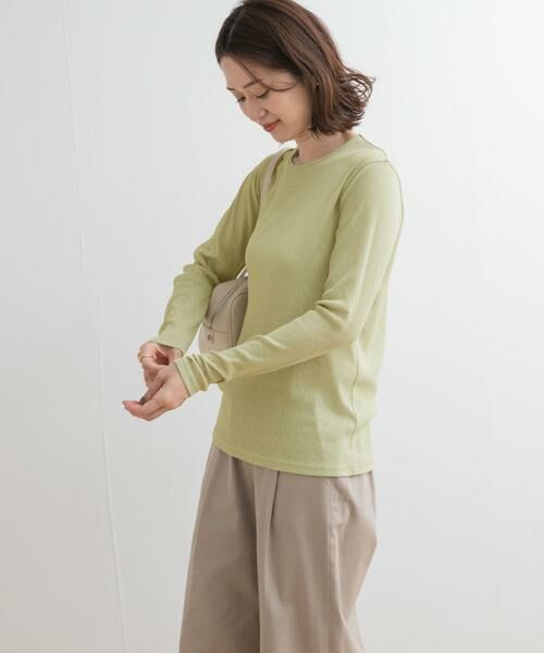 URBAN RESEARCH DOORS / アーバンリサーチ ドアーズ Tシャツ | ドライタッチテレコロングTシャツ | 詳細3