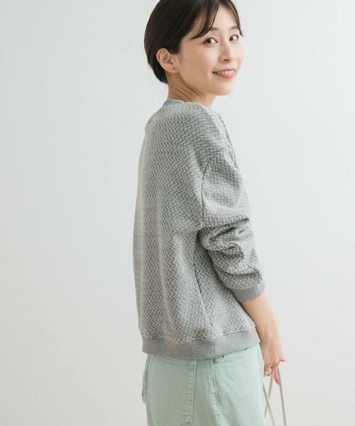 URBAN RESEARCH DOORS / アーバンリサーチ ドアーズ スウェット | ラフィージグザグインレイプルオーバー | 詳細6