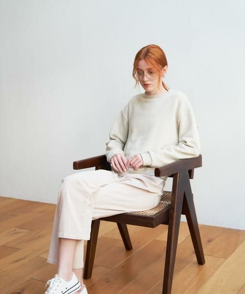 URBAN RESEARCH DOORS / アーバンリサーチ ドアーズ スウェット | ラフィージグザグインレイプルオーバー | 詳細22